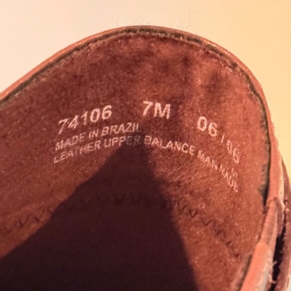 Clarks Womens Brown Leather Slip-On Mule Shoes With Buckle Detail Sz 7 #74106 - Picture 9 of 11